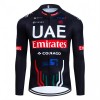 Cykeltrøje Langærmet 2024 UAE Team Emirates Sort